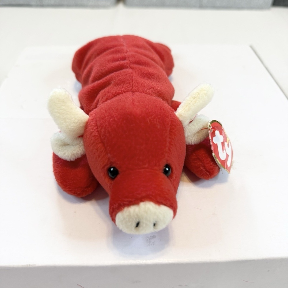 Beanie Baby Tabasco Bull Error Wrong Hoot Swing Tag 1995 PVC Pellets Rare